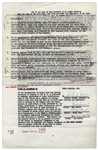 Coral Records Contract Signed With The Three Stooges, Dated March 1959 -- Signed by Moe Howard, Larry Fine & Joe DeRita, With Their Additional Initials Throughout -- 8.5'' x 13'', Very Good Condition